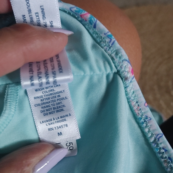 Vineyard Vine Flamingo flock 2 two-piece bathing suit Sz.Med - Picture 7 of 7